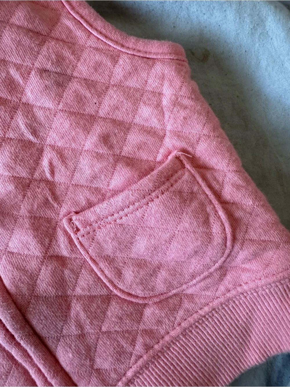 Carter's Pink Quilted Baby Vest